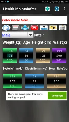 Health Maintain free android App screenshot 0