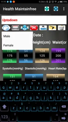 Health Maintain free android App screenshot 1